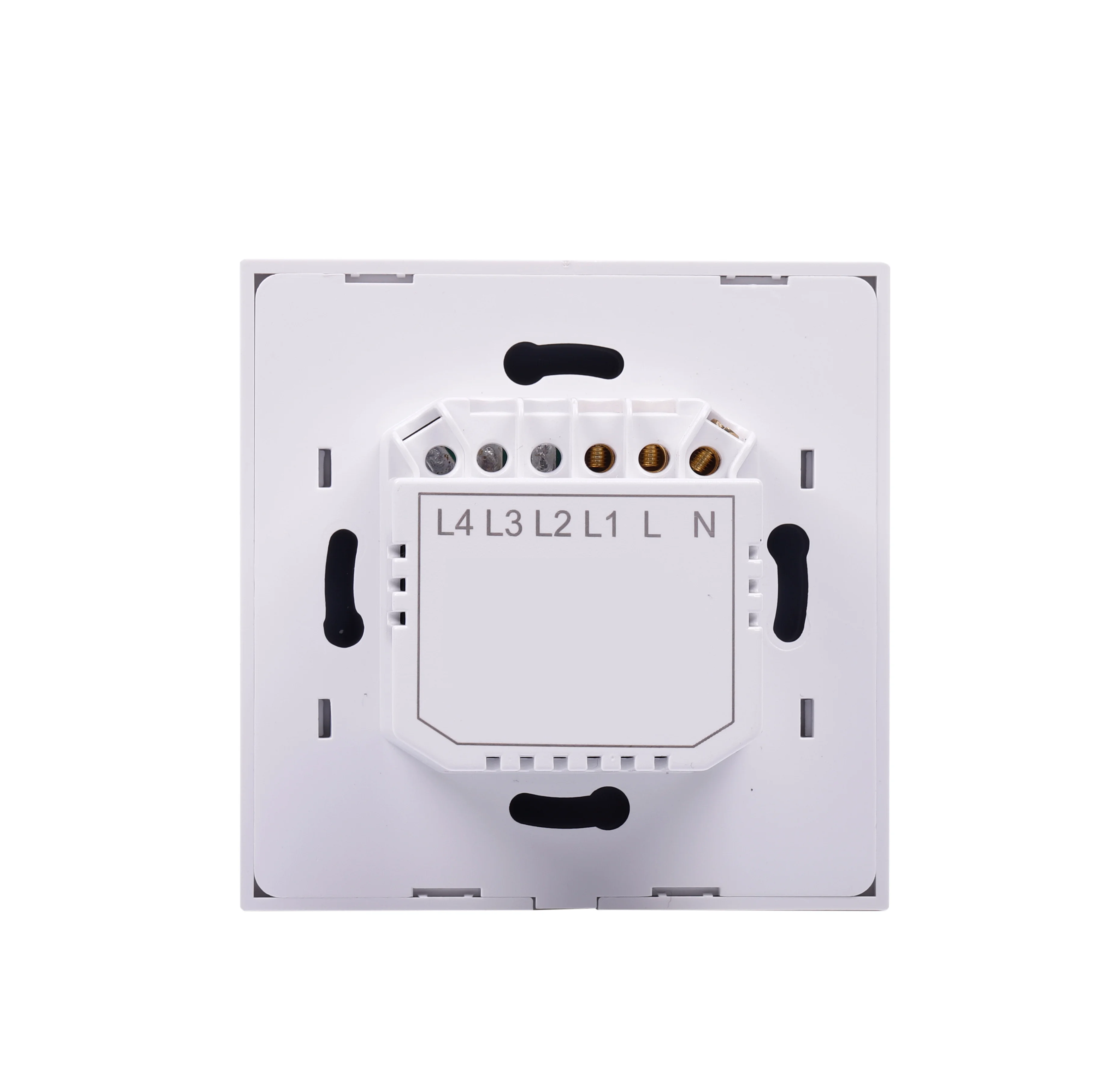 4gang Mobile Phone Control Smart Touch Switch White Customized Crystal zigbee Tuya/Smart Life control Voice Control Light Switch