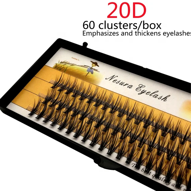 20D 30D Pre Made Fans Eyelash Extensions Grafing Fans Eyelash Cluster Lashes Wholesale Hot Melt Eyelash Extension