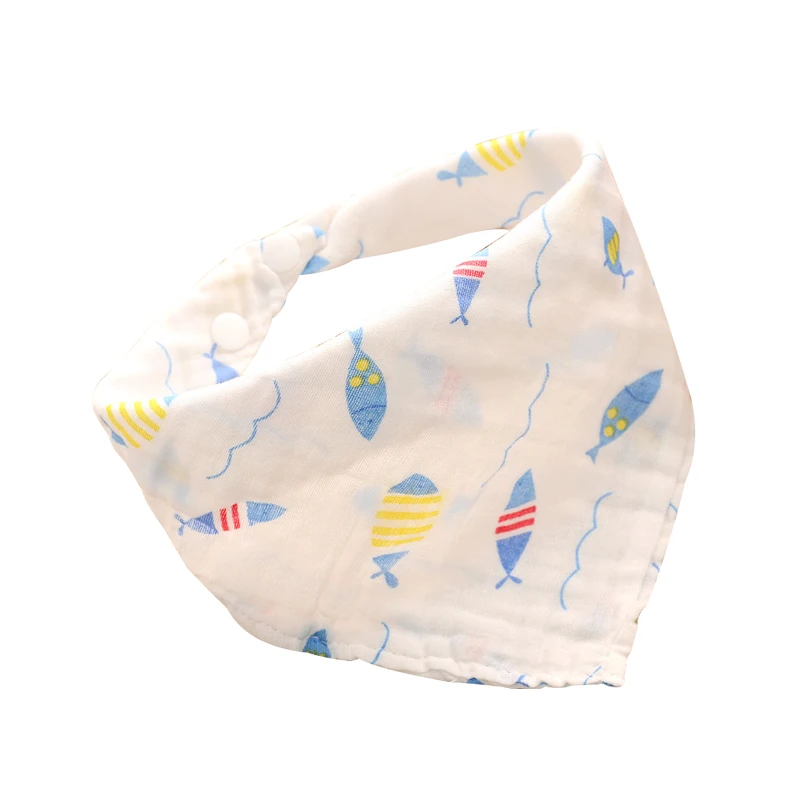 
Baby burp cloths bandana drool bibs organic muslin cotton baby bibs 