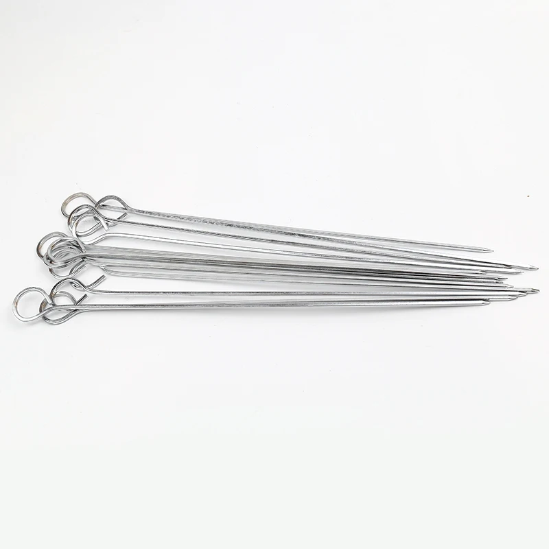 2021 ALISSA 10 Pcs turkey 35*3.1stainless steel skewers Stainless steel