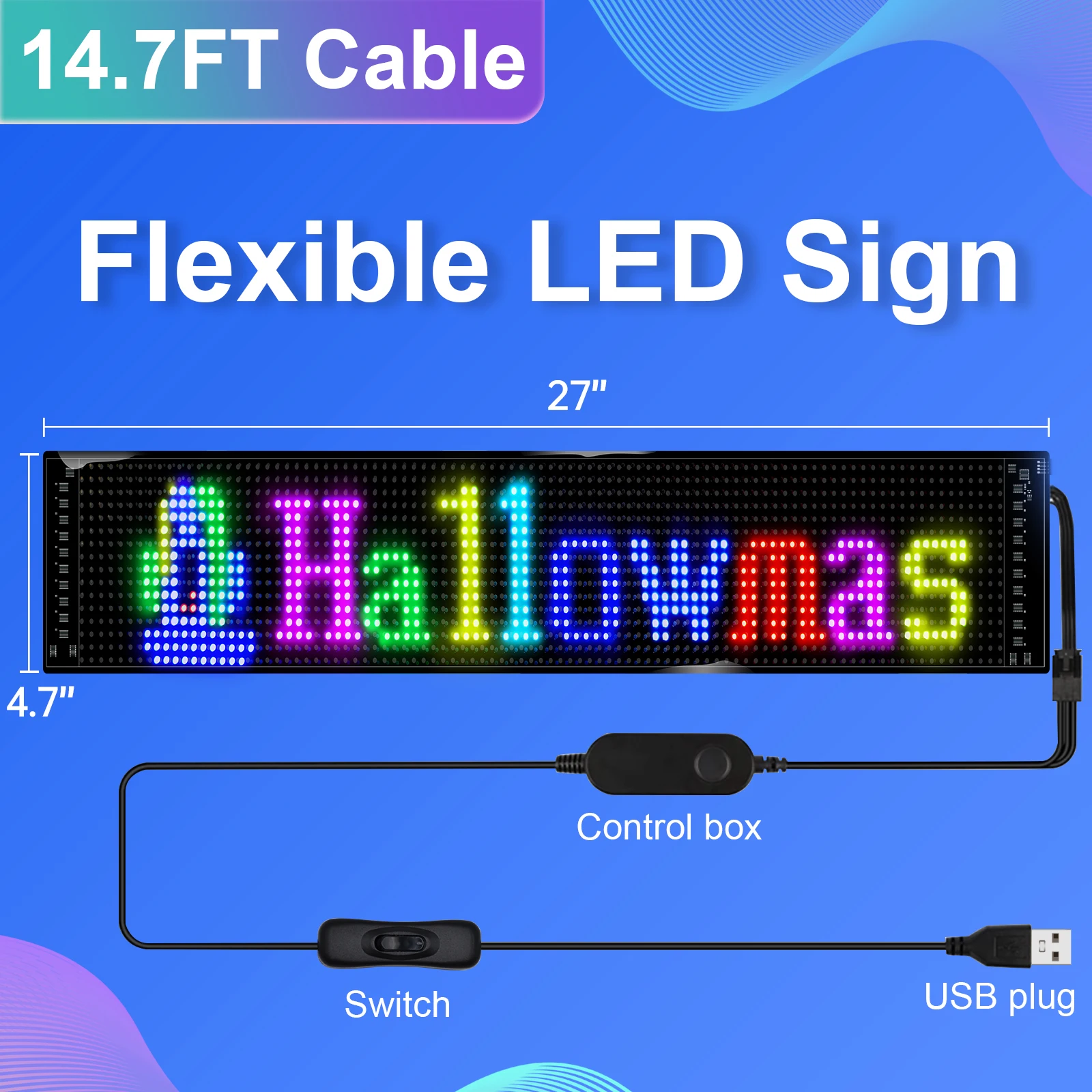 Flexible Led Light Sign App Control Advertising Screen Pixel Led matrix Banner