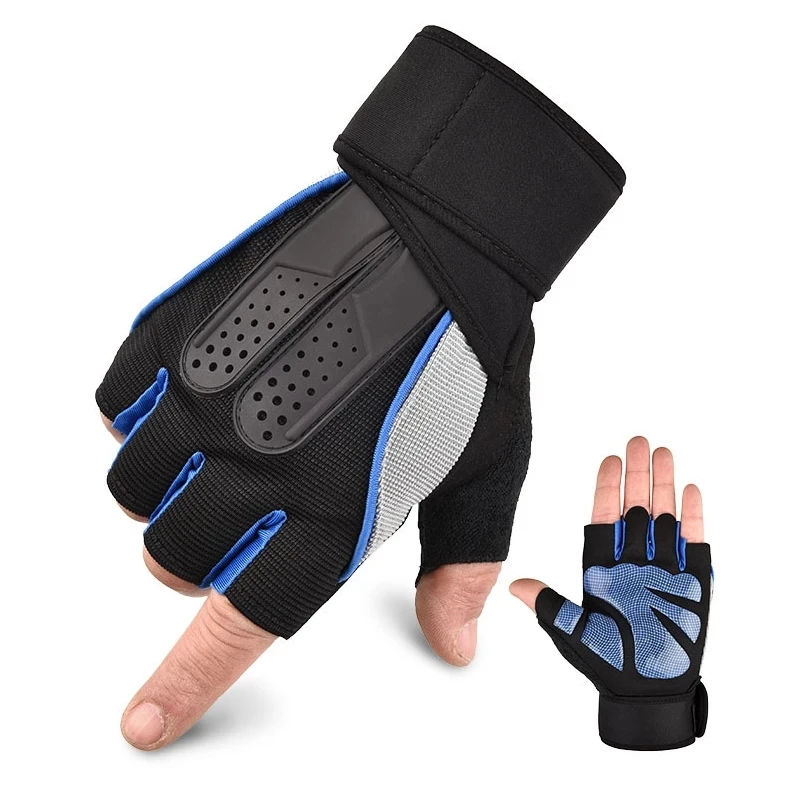 Перчатки спортивные без пальцев, с защитой от солнца, для занятий спортом и тяжелой атлетикой, 2021