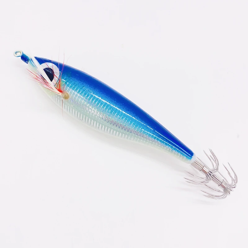 Octopus Cuttlefish Japanese Squid Jig Luminous Wood Shrimp Squid Hook Fishing Lure Lure Squid Cuttlefish Jigs Lures