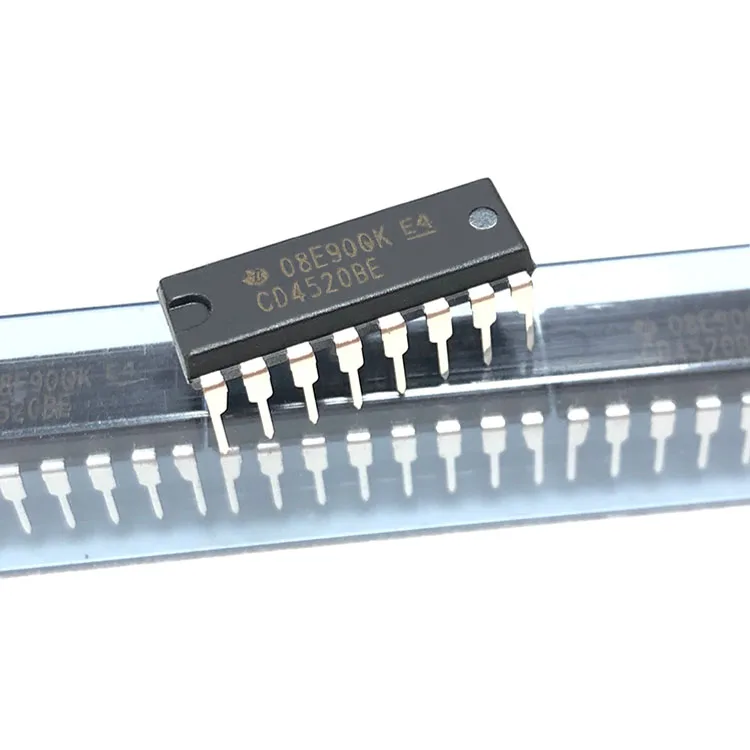 Новые и оригинальные счетчики IC CD4520BE с двойным двоичным увеличением