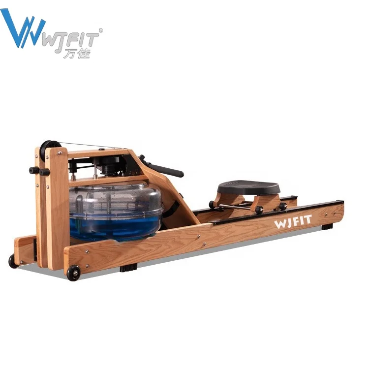New Design Professional Water Rower with Adjustable Resistance Rowing Machine Wood Gym Water Rower