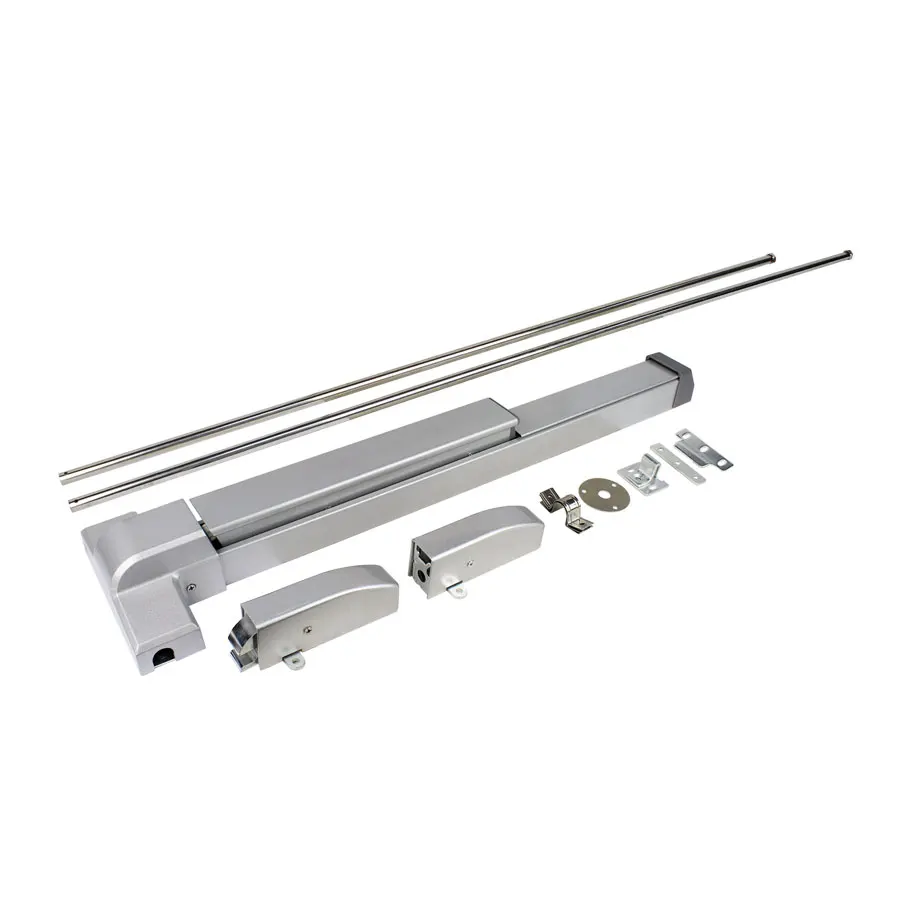 Panic exit device push bar rod firedoor lock 650mm stainless steel door lock with two vertical rod