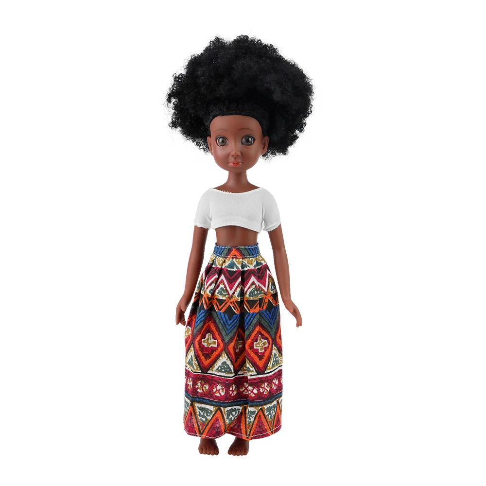 Kids Toys Manufacturer Black Dolls African American 13 Inch Customized Dolls Cute Baby Dolls