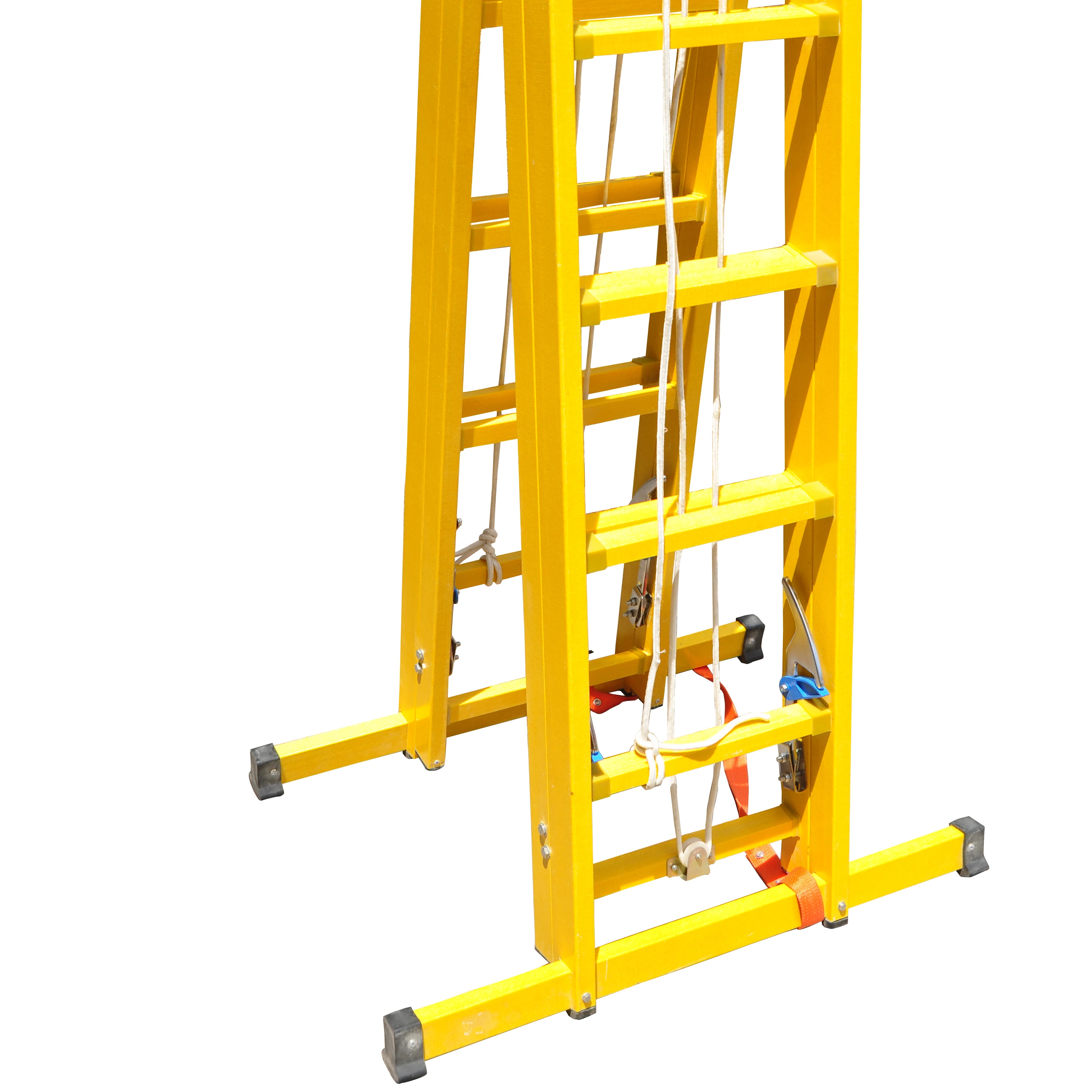 Competitive Price Elevator Insulated Fiberglass Extension Ladder climbing ladder