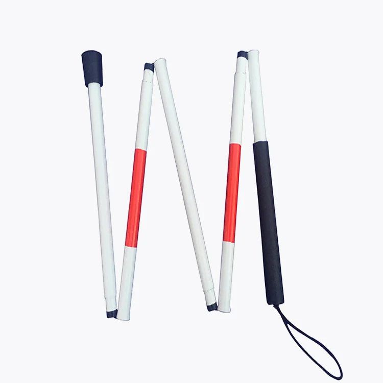 Wholesale adjustable aluminium alloy cane for blind people