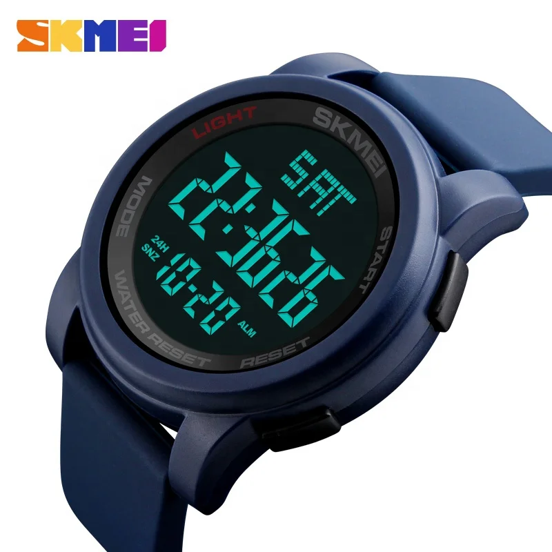 skmei 1257 superior quality 3atm fashion style watches for men digital countdown watch