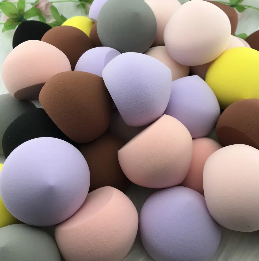 Original ultra cotton candy super soft black beige pink beauty make up peach shape marshmallow makeup sponge blender