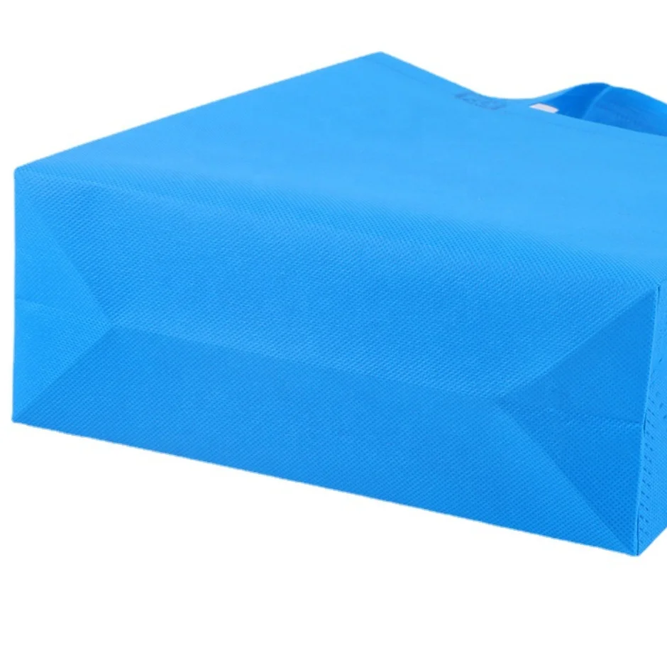 wholesale ready to ship cheap factory price reusable colorful ultrasonic non-woven handle bags for shopping