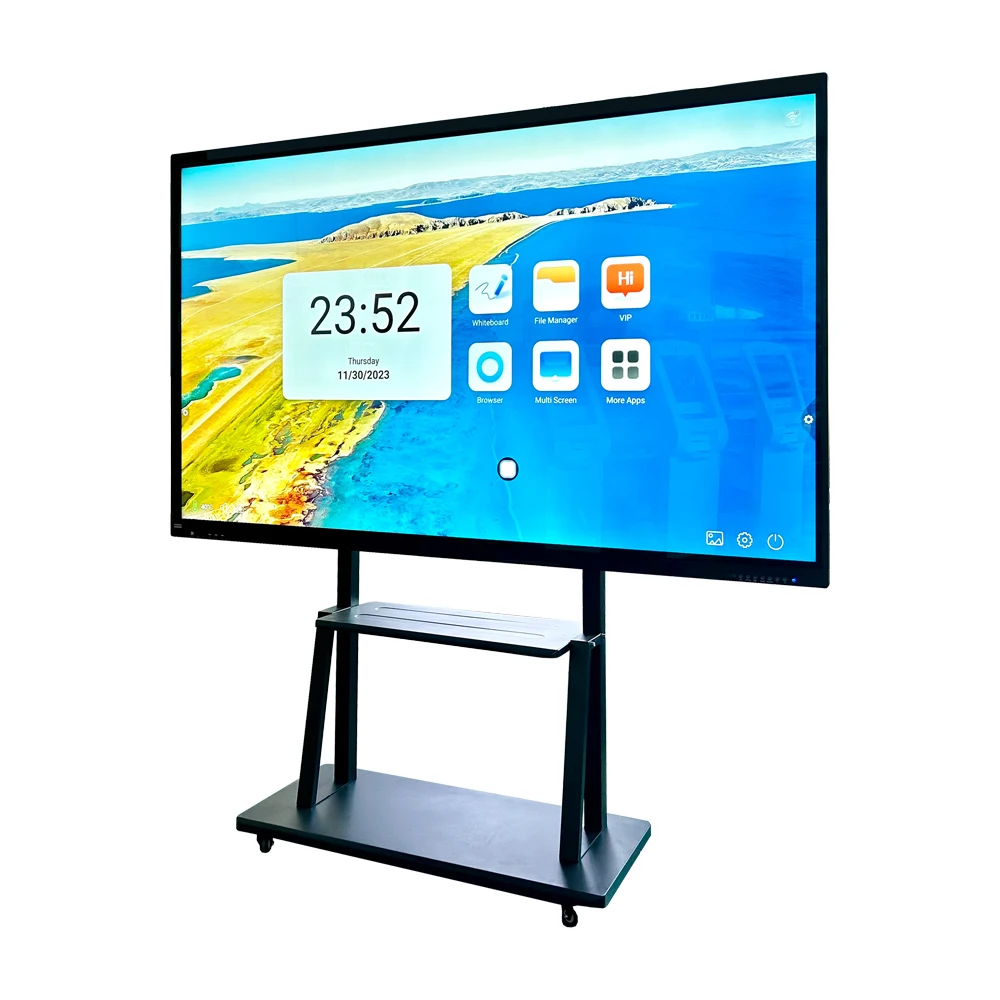 86 Inch Touch Screen Panel Smart Digital White Board 4K Interactive Whiteboard for Teaching Meeting Smart Board for Meeting