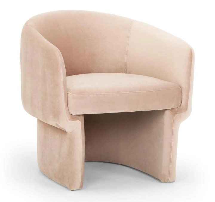 Lounge Accent chair modern high quality velvet fully upholstery single sofa living room furniture