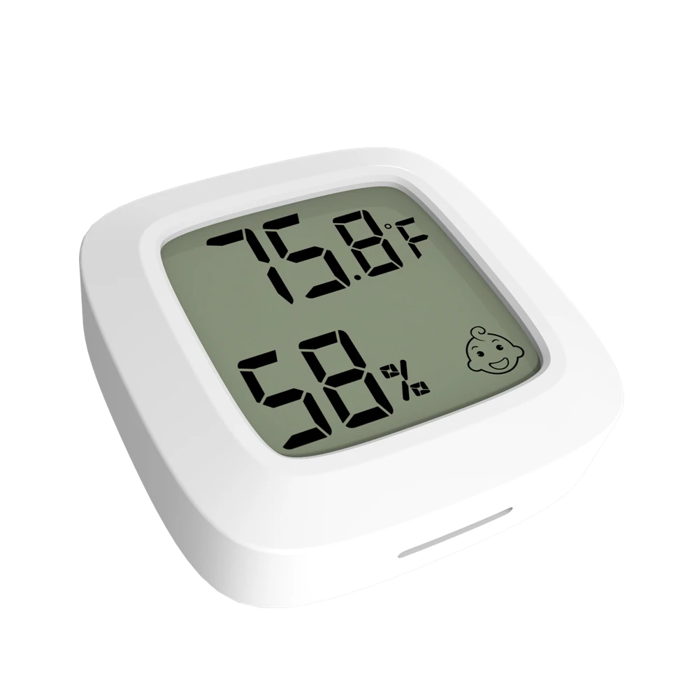 2022 F Popular  Mini household  Smile Temperature Humidity Factory Supply with magnet and tags easy to use everywhere