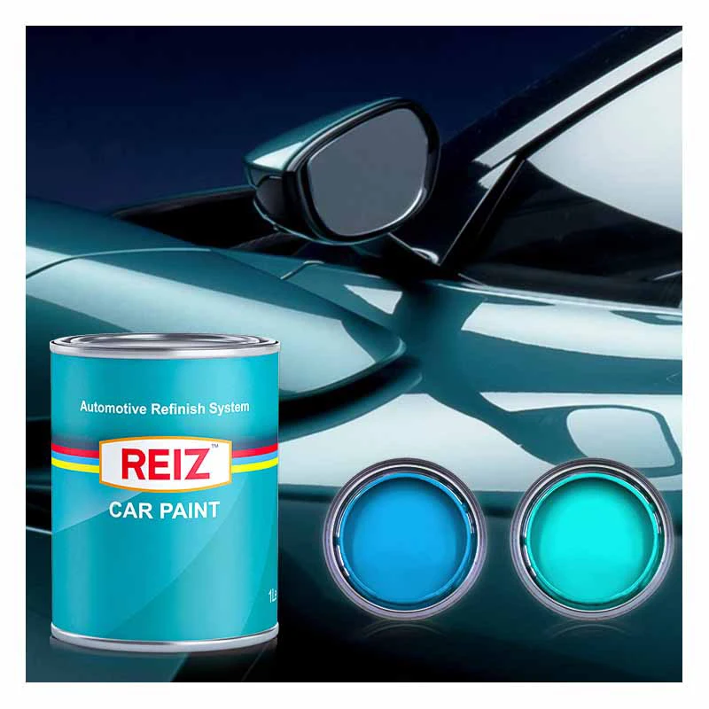 REIZ Wholesale Car Body Auto Solid Paint Repair Refinish Acrylic Metallic Car Spray 2K Low Voc Automotvie Paint