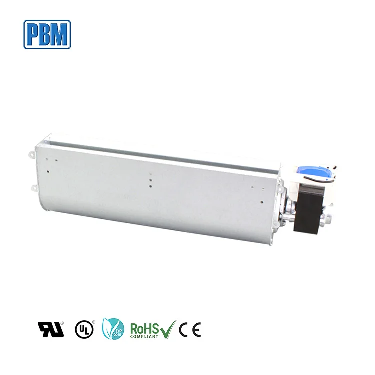 Easy To Operate Room Temperature Electric Heater Cross Flow EC Tangential Fan for Fireplaces