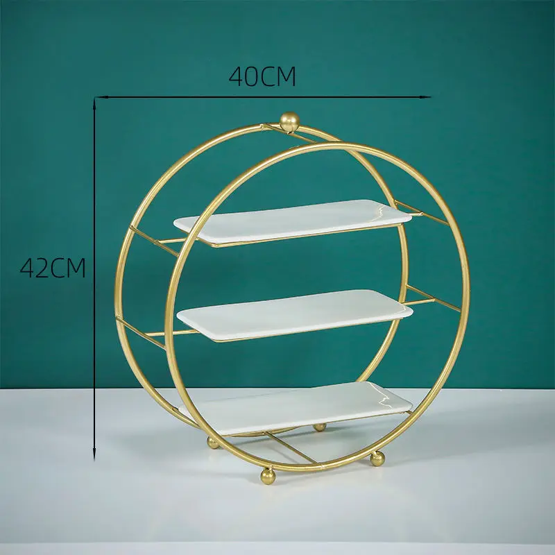 Gold cake stands for wedding cakes festive& party supplies presentation gateau stitching colors dessert display set stand