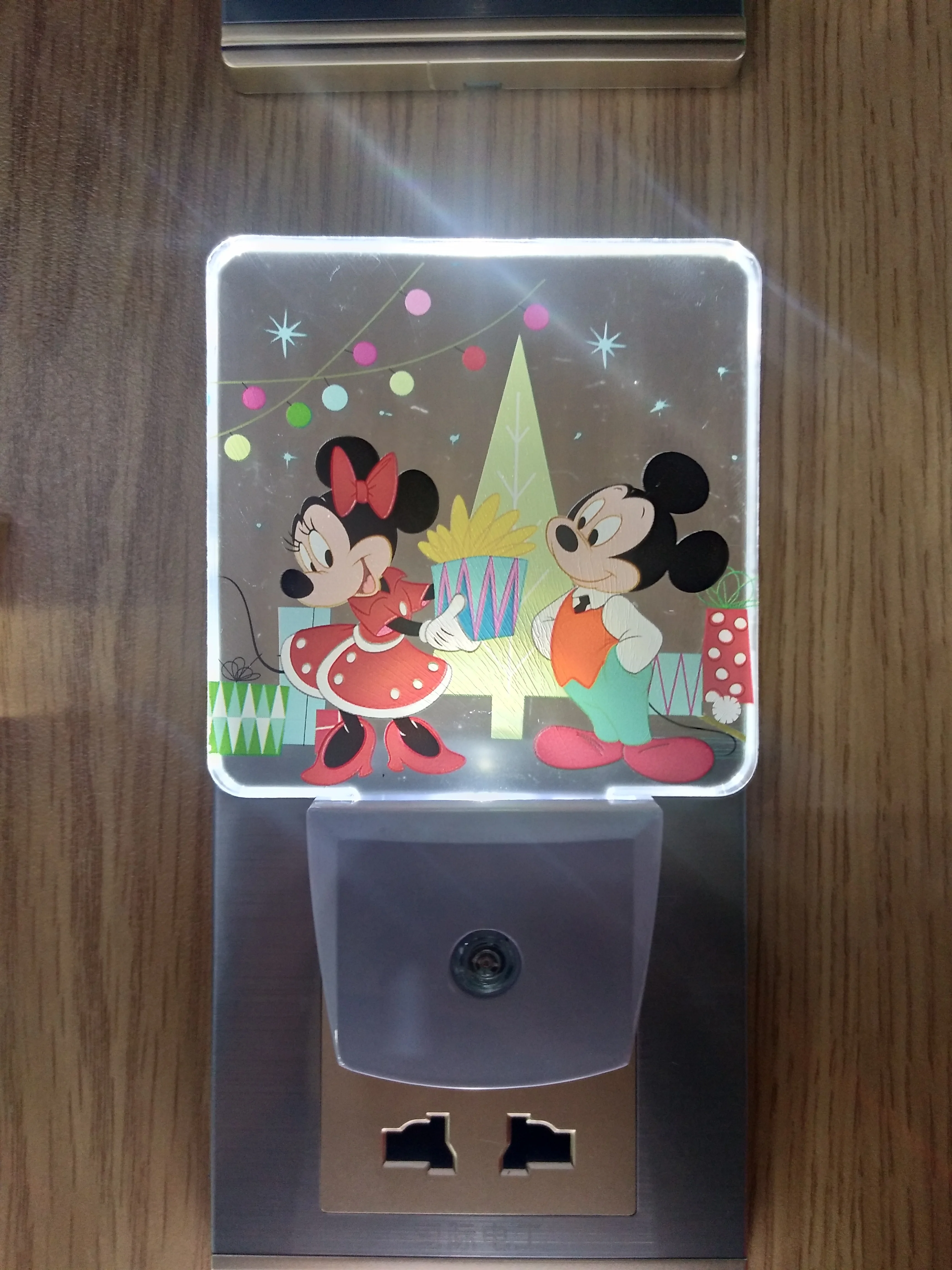 personalized 3d night light custom acrylic room plug in wall light sensor LED night light for babies