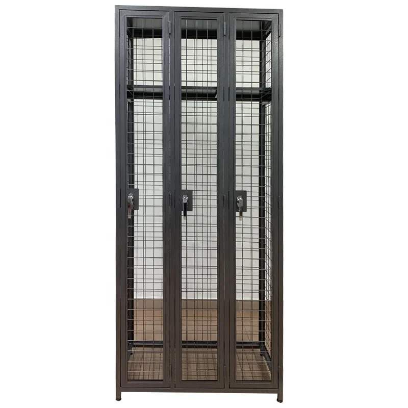 Safe Changing Room Lockers High Door Wire Mesh Locker Using Ski Resort