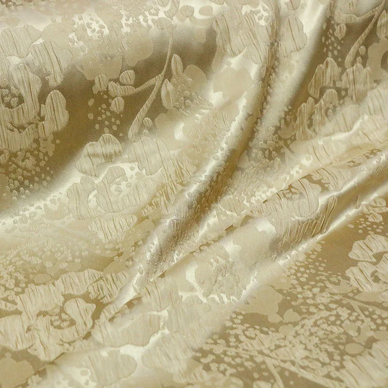 2022 Best Designs Shiny Color Mulberry Gold Sudanese Toub Pure Silk Natural