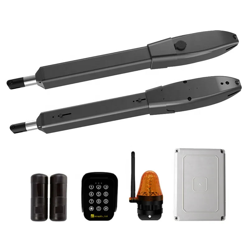 Electric Automatic Wifi Electric Gate Opener Swing Gate Opener Motor Smart Swing Door Openers for 500kg