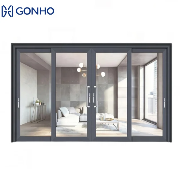 Gonho Automatic Sensor Sliding Door for Shopping Mall Customizable Comercial Automatic Sliding Door