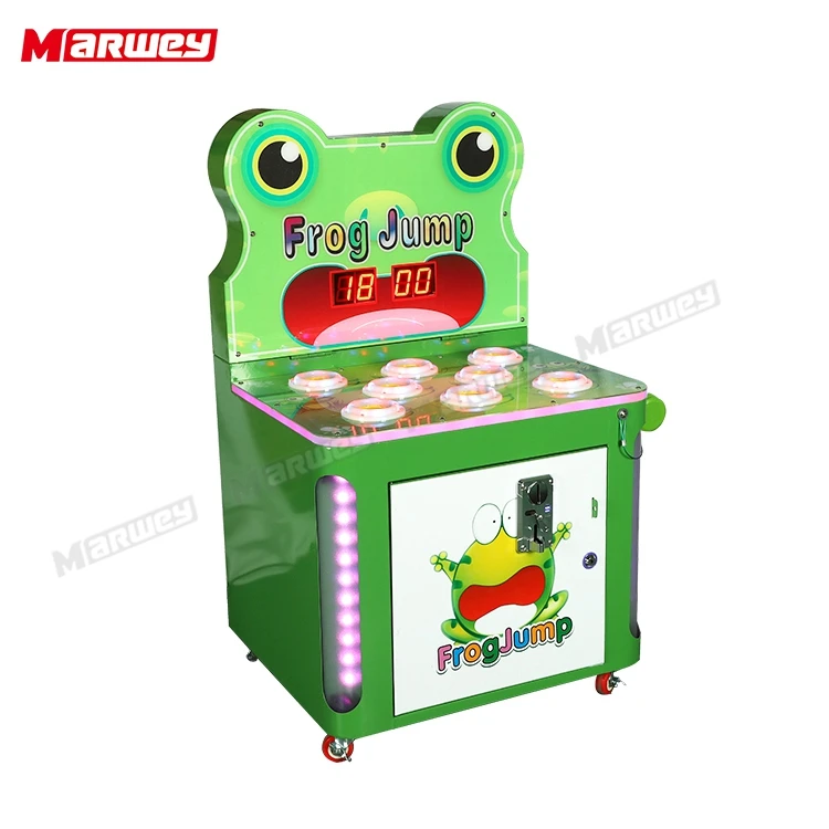 Hot Sale Coin Operated Beat Frog Hammer Game Machine Indoor Sports Kids Whack a Mole Hit Frog Arcade Games Machine