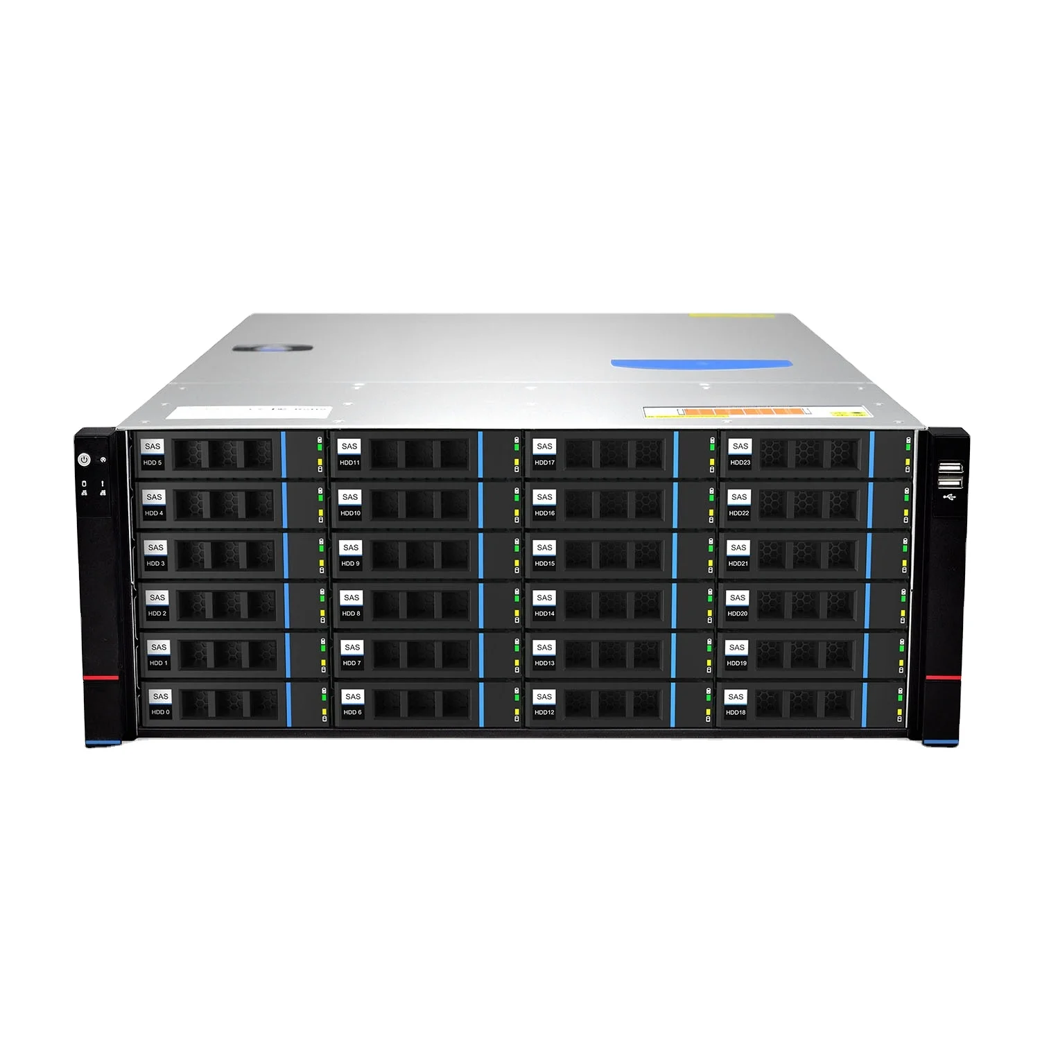 4U 24bays server case rackmount chassis with 670mm depth server chassis