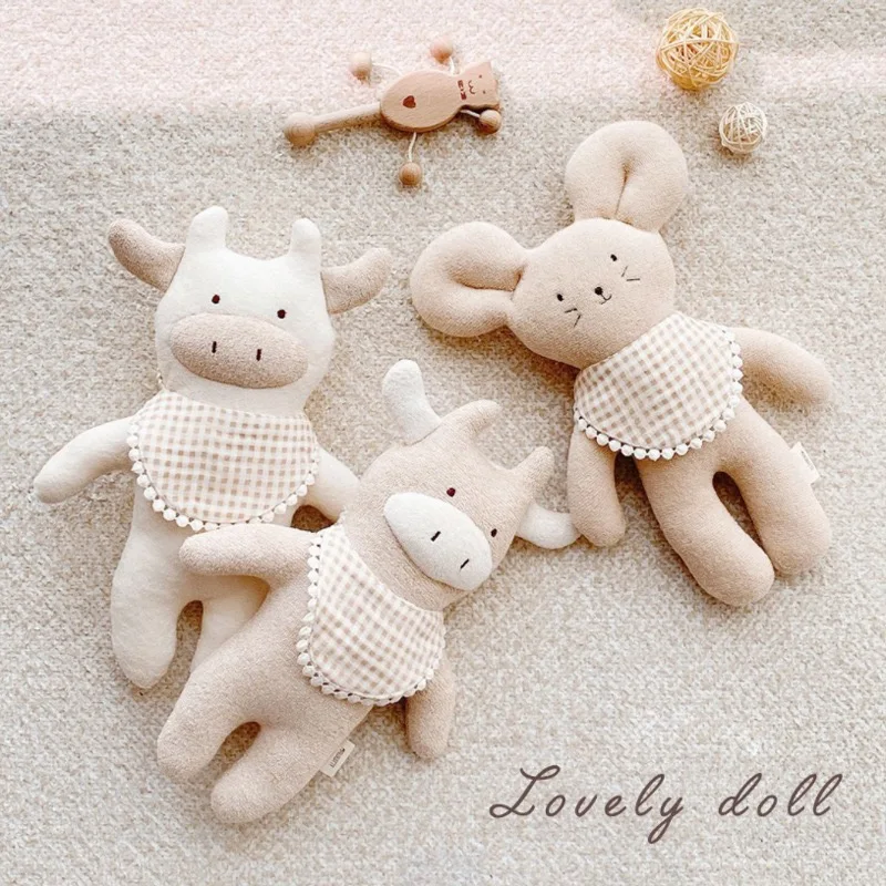 INS new animal series doll cartoon calf baby comfort doll children room decorations interior photography decorations