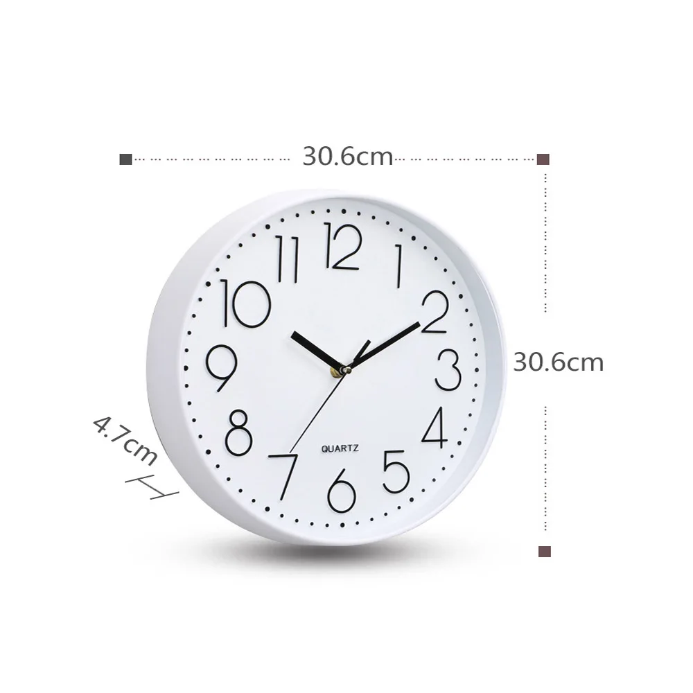 Высокое качество креативные бесшумные настенные часы для гостиной кварцевые часы
