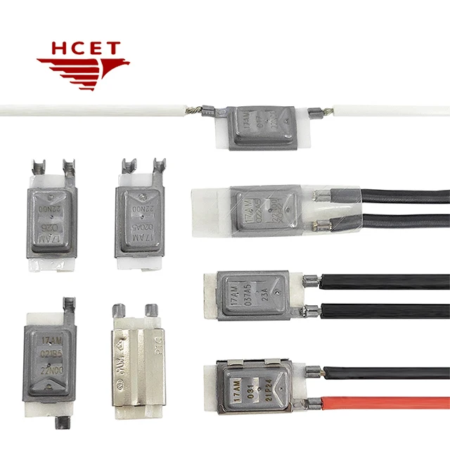 HCET 17AM 250V 10A DC motor Thermal Protector replace KLIXON 7AM thermal cutout switch 50-180C for heating pad