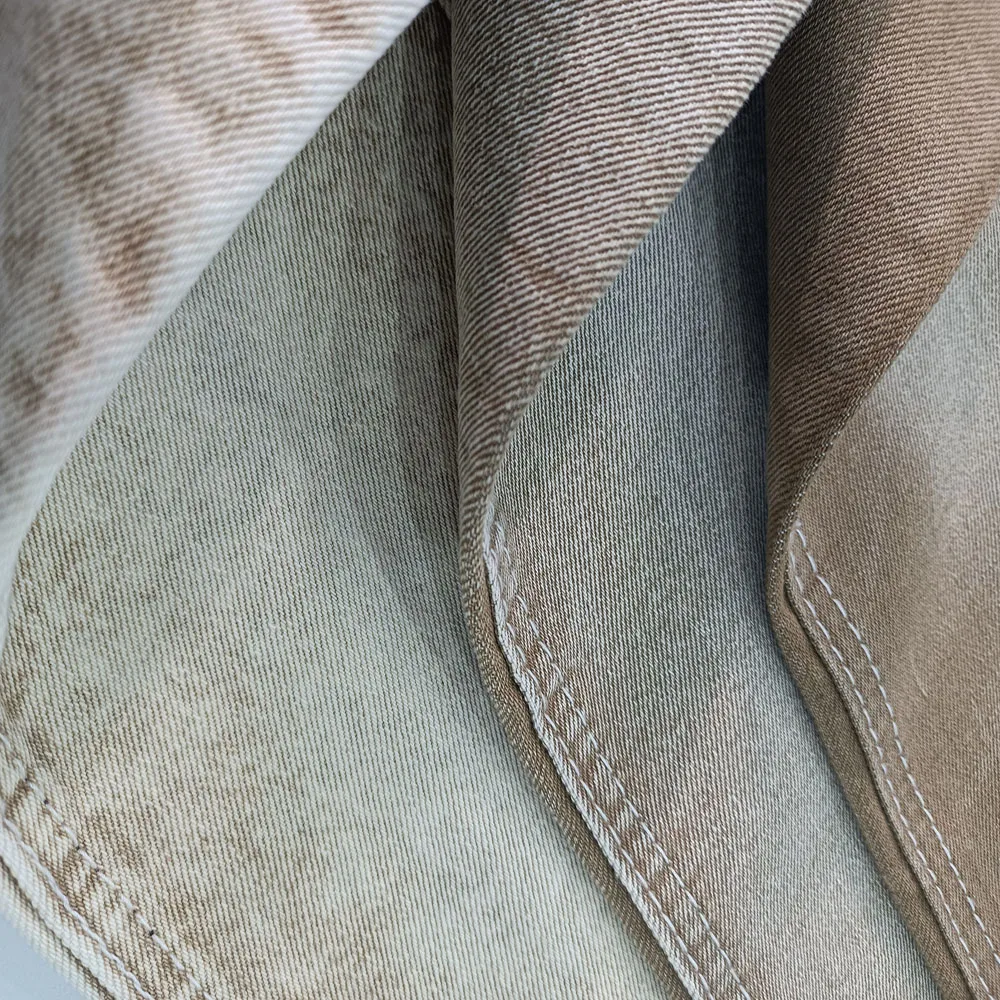 Factory wholesale low price denim fabric  cotton jeans denim fabric for trouser