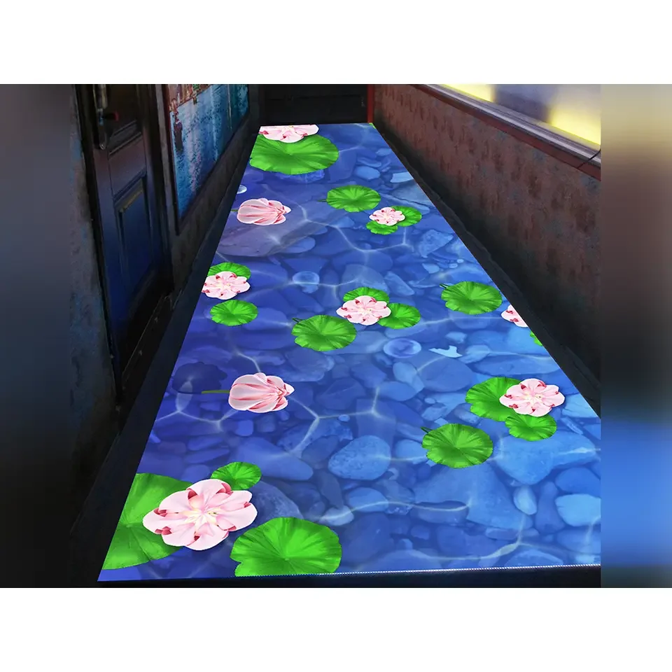 China LED Interactive Tile Screen Load-bearing High Definition High Brush Outdoor P3.91 P5.2 Models