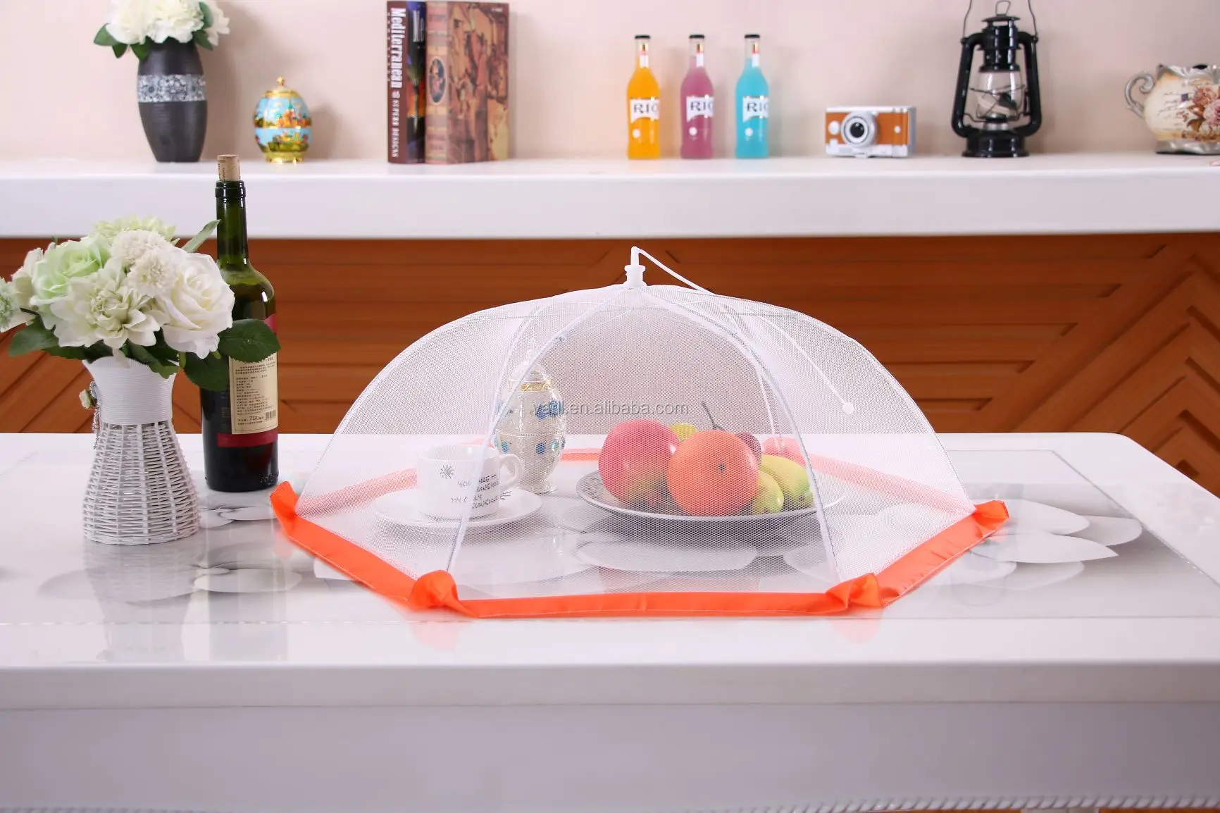 Kitchen screen mesh food cover anti fly mosquito outside picnic food protector