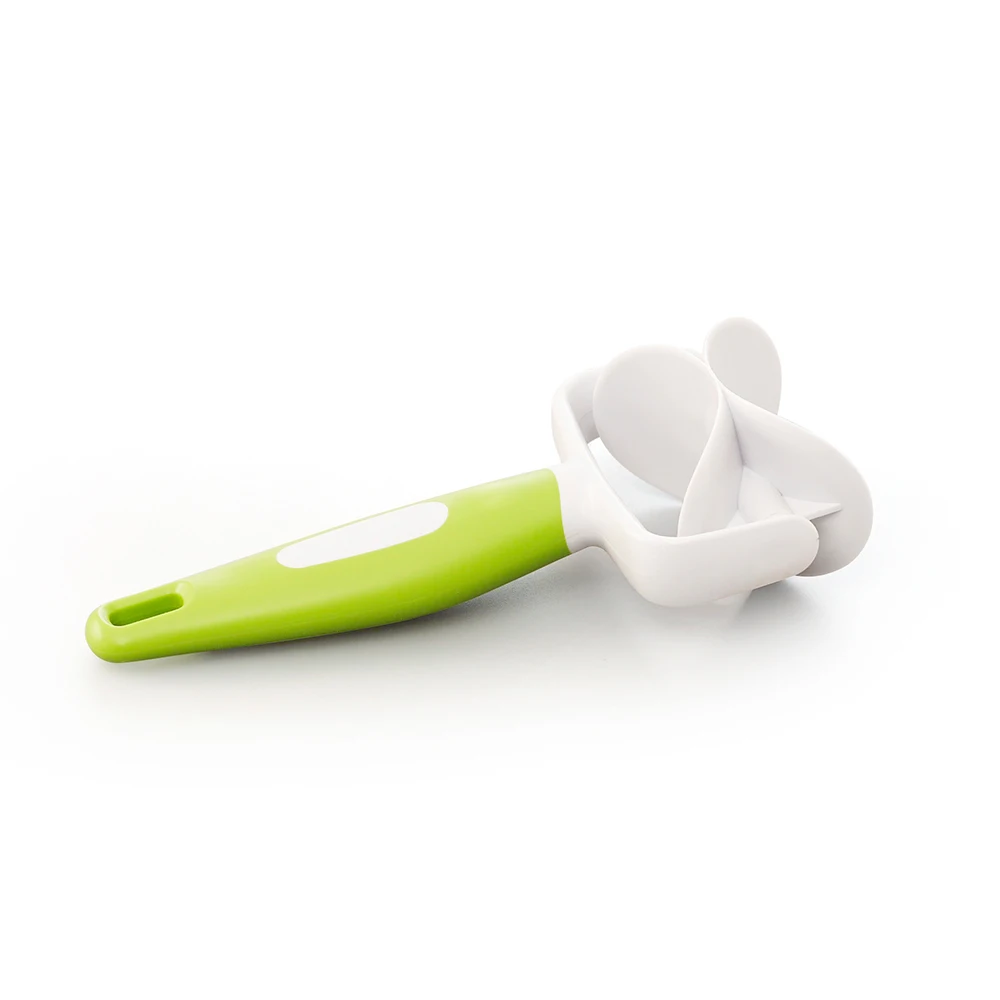 Kitchen multifunction hand held manual rolling circle cutter for dumpling wrapper