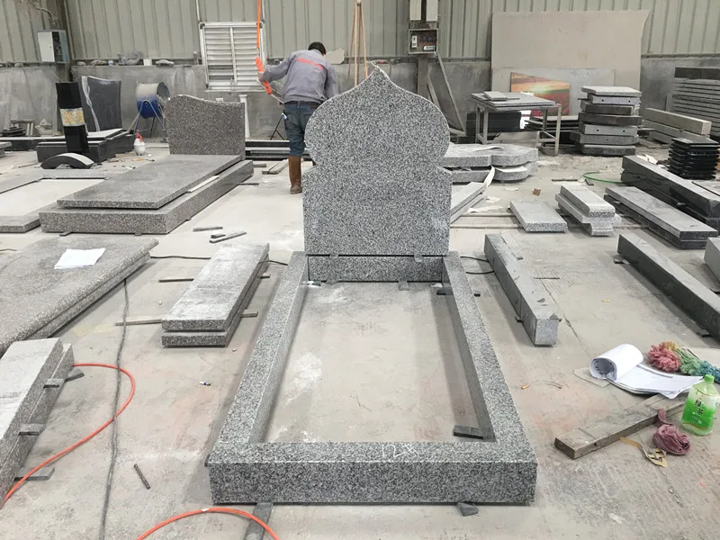 Xiamen Mason Made China Grey muslim Ledger  Kebset Surrounding Tombstone Gravestone