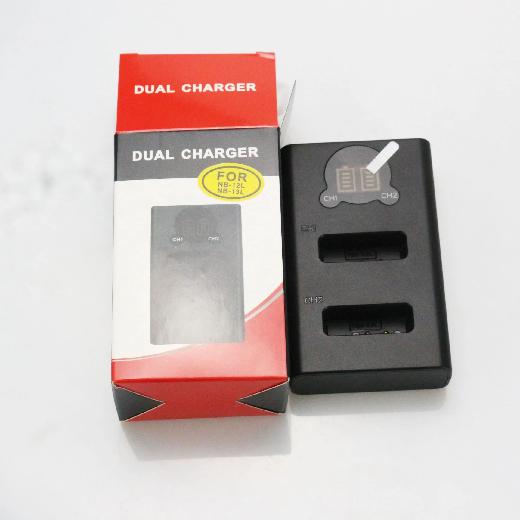 Powertrust NB-13L Быстрый двойной зарядное устройство с ЖК-экраном для объектива Цифрового Фотоаппарата Canon G5X G7X G9X G7C Mark II SX620HS SX720HS