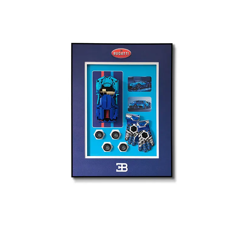 Современный Электрический многофункциональный дом дисплей спортивный автомобиль настенный стеллаж алюминиевый строительный блок концепция подвесного натюрморта