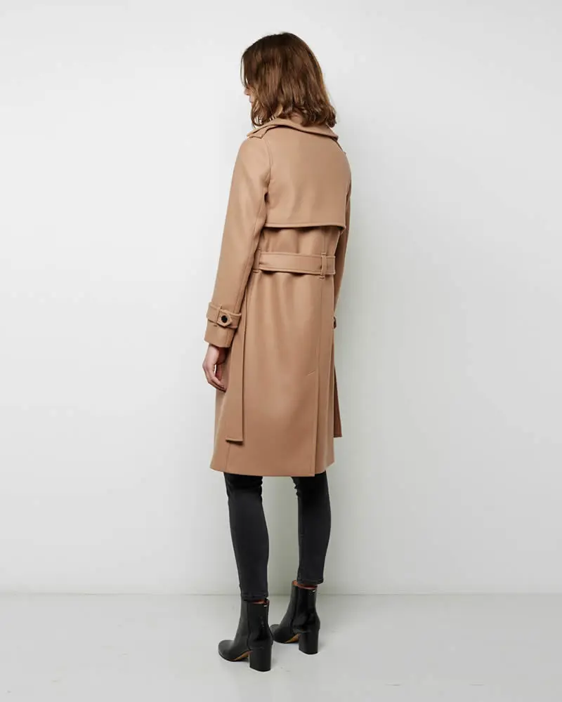 Top Quality 100% Cashmere Ladies Long Coats Winter Cashmere Coat