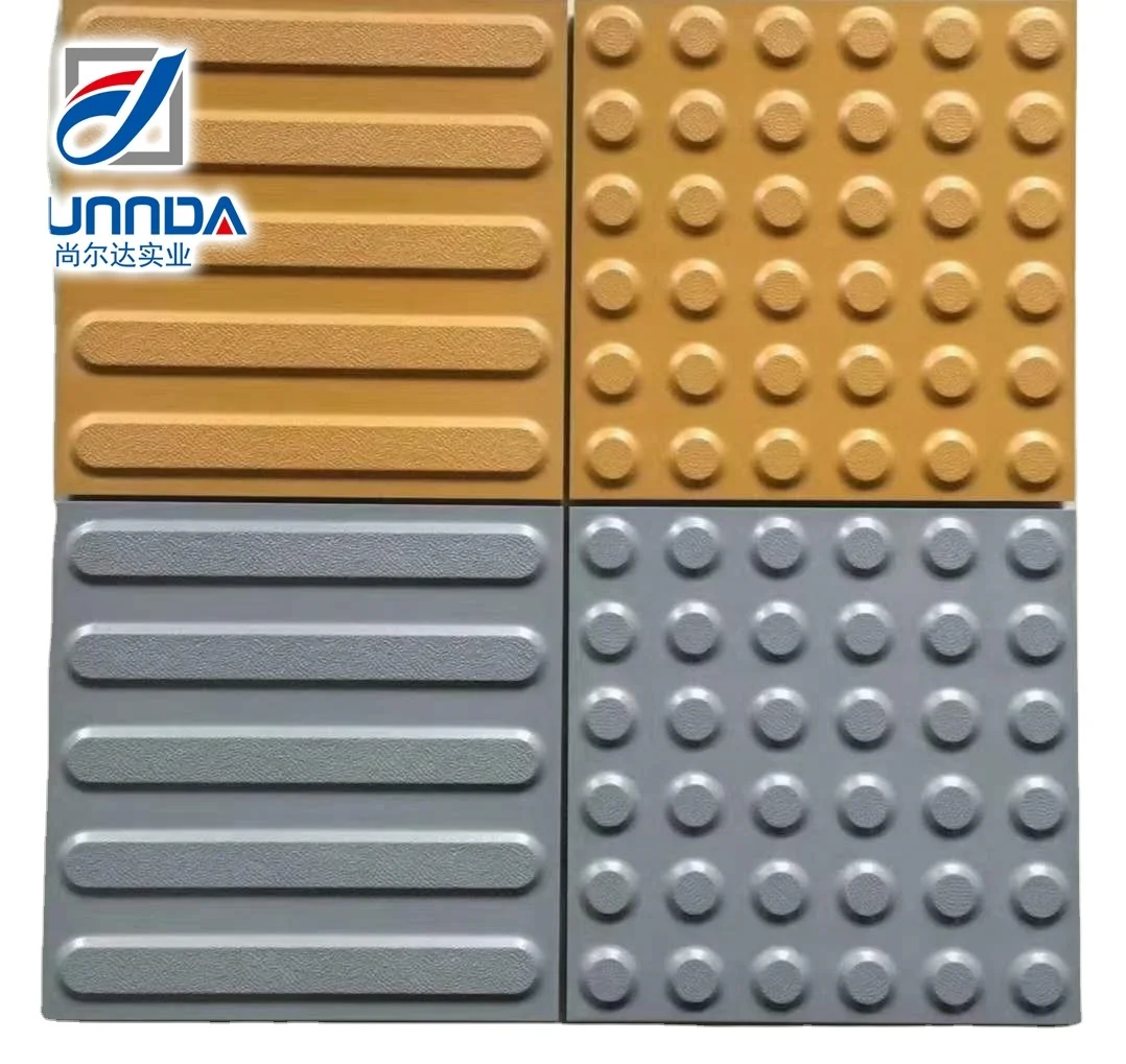 Foshan Full body Outdoor Blind Ceramic Walker Tile on the Paving Blind Indication Path Tactile Floor 400*400 and 300x300mm