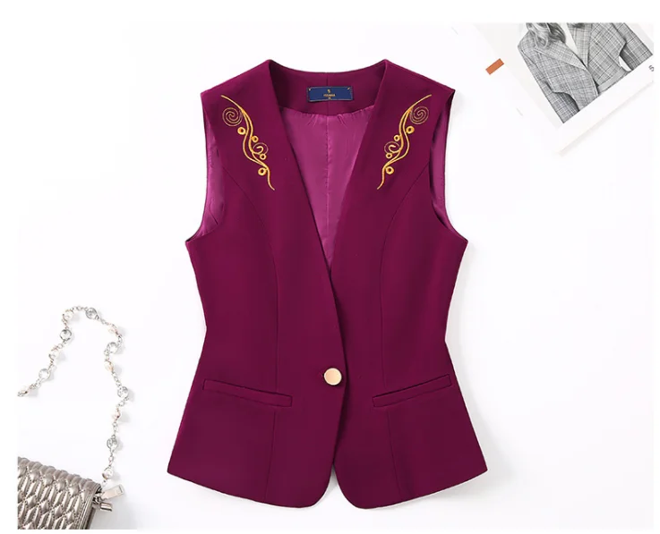 new high quality hotel concierge  office uniform server bar waiter vest uniform