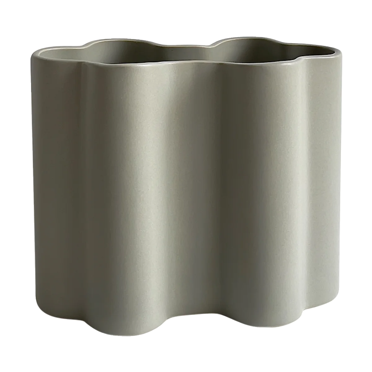 Creative Nordic Flower Arrangement Creative Burning Flower Vase Matte Gray Hydroponic Ceramic Vase Home Decor