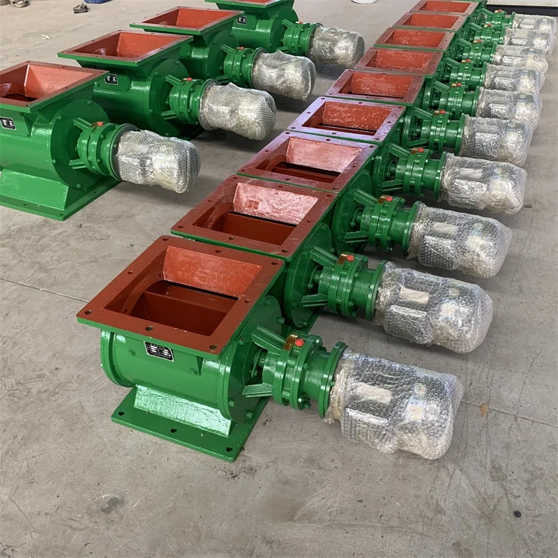 2024 New Wear-Resistant Explosion-Proof Star Discharger High Temperature Chain Rotary Discharge Valve