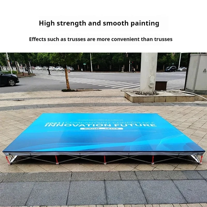High quality Promotion Portable Backdrop Trade Show Stand Folding Booth Pop Up Exhibition Display Aluminium Fabric Wall Banner