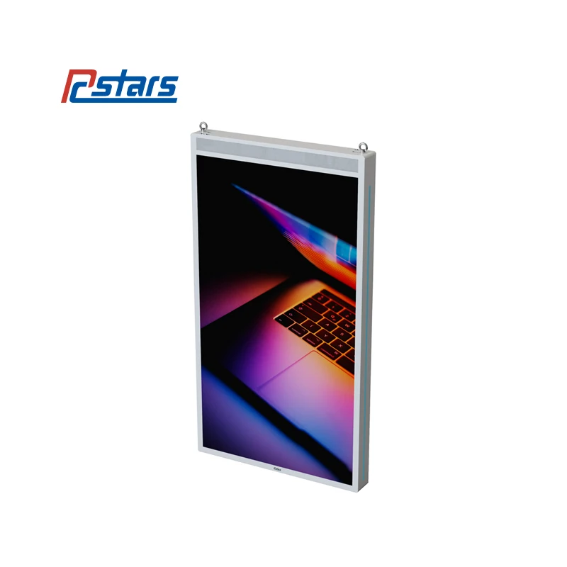 55 Inch Hanging Super slim Touch Interactive LCD Screen Monitor Advertising Digital Signage Display Billboard