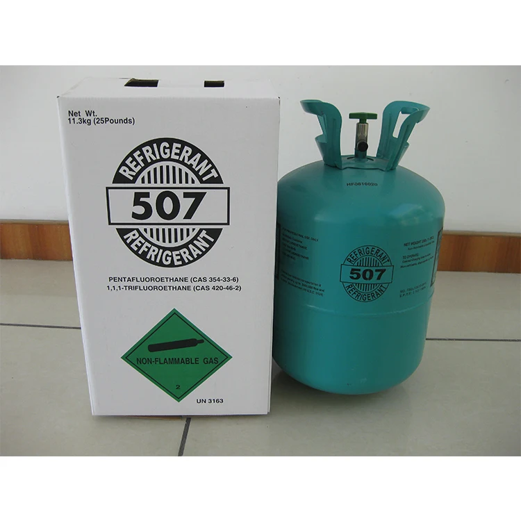 China Manufacture High Purity 99% Refrigerant Product R507 Gas Refrigerant R507