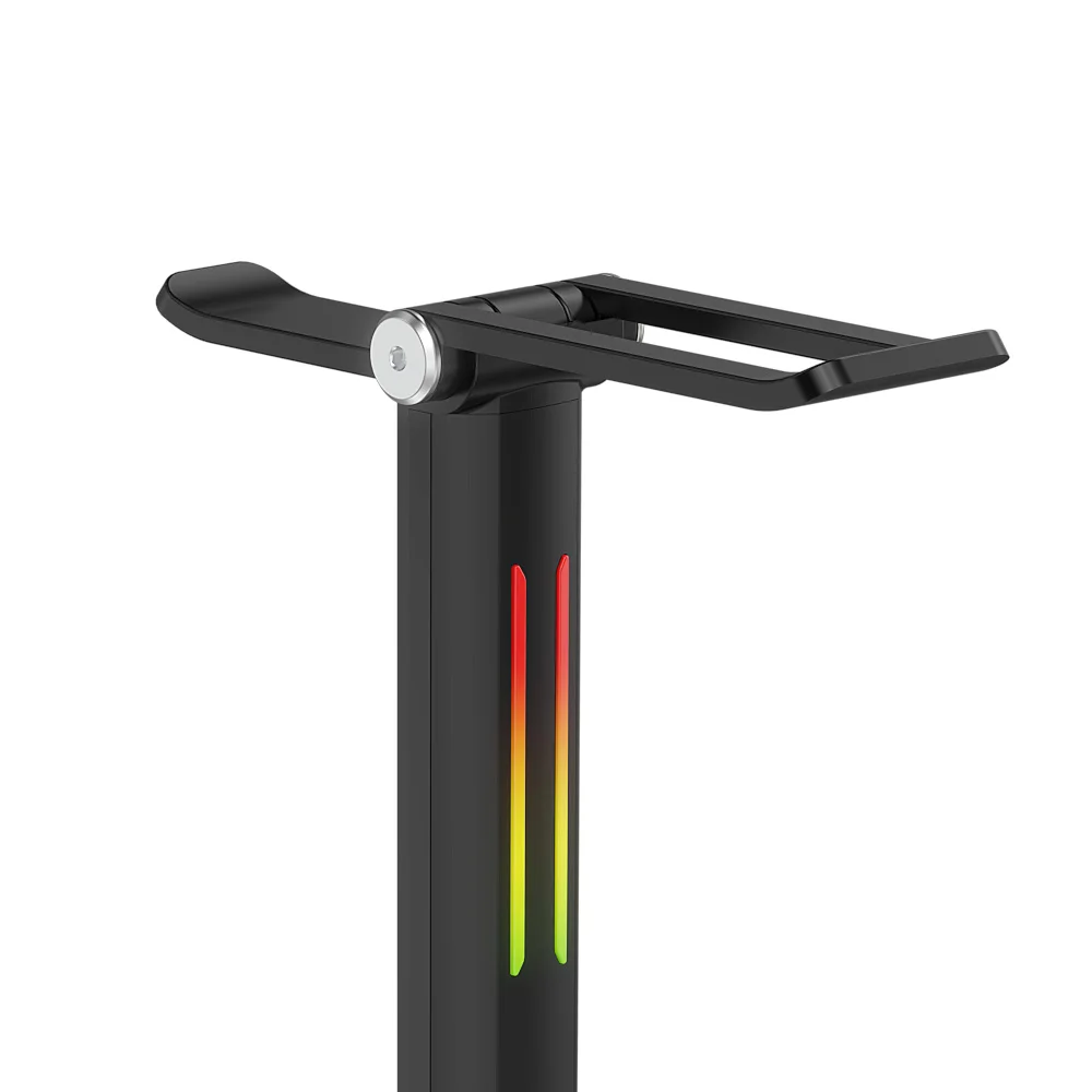 
FCC CE Rohs Full Certificated Controllable 7 Model RGB Gaming Headphone Holder Stand 4 USB 3.0 Docking Hub Station 