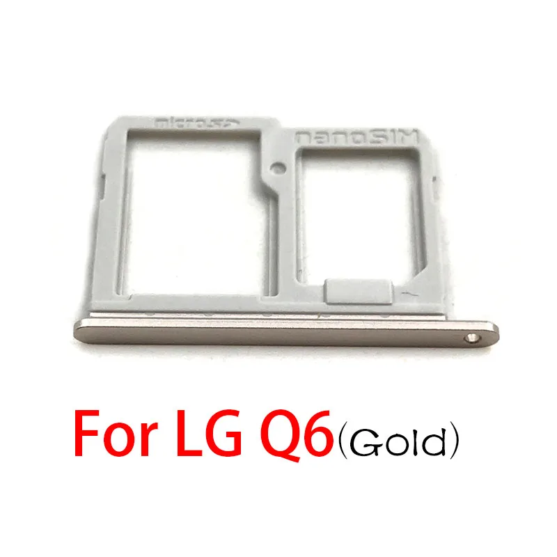 
SIM Card Slot SD Card Tray Holder Adapter For LG G8 Q6 V40 V50 