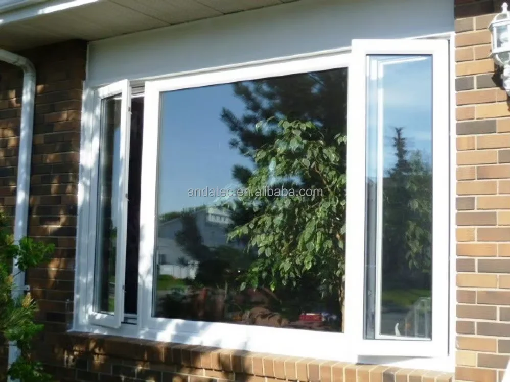 Изготовленное на заказ алюминиевое створчатое окно со встроенным экраном от насекомых и ударостойким стеклом